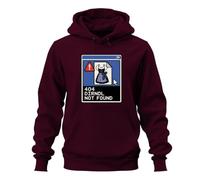 Printera 404 Dirndl Not Found Oktoberfest - Sudadera con capucha, granate, S
