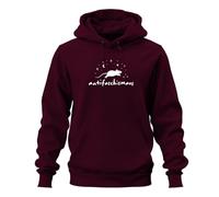 Printera Antifascismo Ratón Antifa Statement Sudadera con Capucha, granate