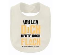 Printera Babero para bebé con texto en alemán "Ich leg dich heute noch