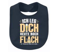 Printera Babero para bebé con texto en alemán "Ich leg dich heute noch