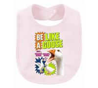 Printera Be Like A Goose Just Honk Statement - Babero para bebé, Rosa