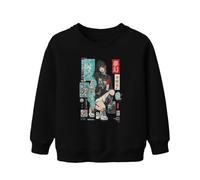 Printera Between Dreams and Japan Y2K - Sudadera infantil, Negro , 116
