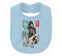 Printera Between Dreams and Reality Japan Y2K - Babero para bebé, azul claro, Talla única