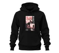 Printera Bloom Today Sakura Poetry Japan Y2K - Sudadera con capucha, Negro , L