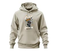 Printera Chaos Built My Character Japan Y2K - Sudadera con capucha