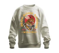 Printera Death Before Dishonor Wild & Japan Y2K Sudadera, naturaleza, S