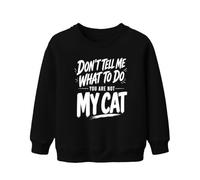 Printera Don't Tell Me What to Do Statement - Sudadera infantil, Negro