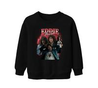Printera Eddie Munson Hellfire Club Stranger Metal Regalo Vintage Serie 90s Bootleg Unisex Niños Sudadera, Negro , 152