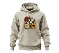 Printera FCK NZS Antifascismo Rose Statement Sudadera con capucha