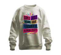 Printera Girls Just Wanna Have Statement Sudadera con capucha, color natural, XXL