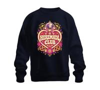 Printera Herzmadl Club Oktoberfest Disco Corazón Sudadera Sudadera, azul marino, XXL