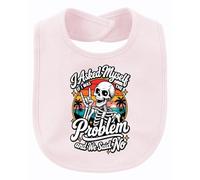 Printera I Asked Myself If I Was The Problem Baby Babero, Rosa., Talla