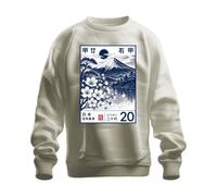 Printera Japan Mount Fuji Cherry Blossoms Sakura Y2K - Sudadera, naturaleza, L