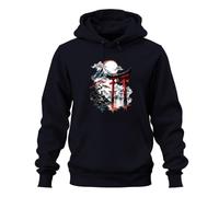 Printera Japan Torii Tor Fuji Berg Bonsai Y2K - Sudadera con capucha, azul marino, XL