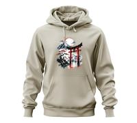 Printera Japan Torii Tor Fuji Berg Bonsai Y2K - Sudadera con capucha, naturaleza, L