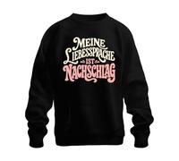 Printera Mi lenguaje de amor es retroalimentación sudadera suéter, Negro , S