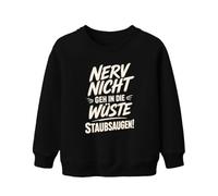 Printera Nerv Nicht GEH in die Statement - Sudadera infantil, Negro , 152
