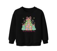 Printera Oh Come Let Us Adore Him Kirche - Sudadera infantil, Negro , 116