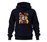 Printera Oktoberfest - Sudadera con capucha y diseño de cerveza del Bayern de Baviera, azul marino, L