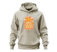 Printera Oma ist die bessere Mama Sonne Blumen Hoodie Hoodie, naturaleza, 3XL