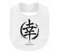 Printera Sachi Happiness Felicidad Babero Japonés Bebé, Blanco, Talla única