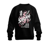 Printera Sakura Katana Samurai Japan Y2K - Sudadera, Negro , L