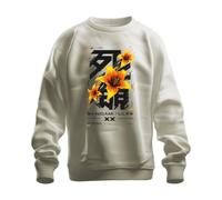 Printera Shinigami Japón Lirios Cyberpunk Sudadera Sudadera, naturaleza, S