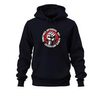 Printera Sometimes Antisocial But Statement - Sudadera con capucha, azul marino, M