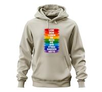 Printera Sudadera con capucha con texto en alemán "Lebe Dein Leben so DASS die AFD etwas Hoodie, naturaleza, S