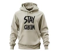 Printera Sudadera con capucha Stay Weird Loco Divertida, naturaleza, XXL