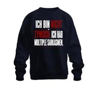Printera Sudadera con texto en alemán "Ich bin Nicht zynisch Ich hab