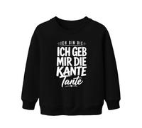 Printera Sudadera infantil con texto en alemán "Ich Bin die ich Geb Mir