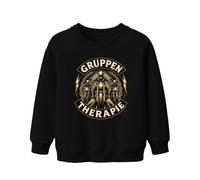 Printera Sudadera para niños con terapia de grupo, Negro , 116