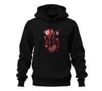 Printera Suki Rat All Day Anime Girl Japan Y2K - Sudadera con capucha, Negro , S