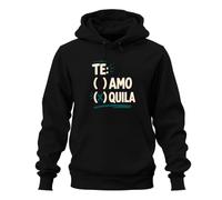 Printera Te Amo Tequila - Sudadera con capucha, Negro , 3XL