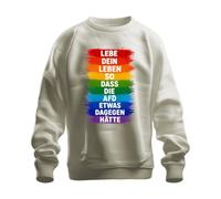 Printera Vive tu vida así que la AFD algo sudadera, naturaleza, L