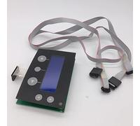 Printers Parts Accessories LCD Display Board (A000372) & Control Panel Overlay Compatible with HID/Fargo DTC550 with Cables Replacement Parts