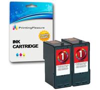Printing Pleasure 2 Color Cartuchos de Tinta compatibles para X2300 X2310 X2315 X2320 X2330 X2340 X2350 X2390 X2450 X2470 X2480 X3450 X3470 X3480 Z730 Z735 | Reemplazo para No. 1 (18C0781E)