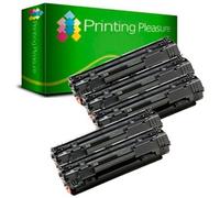 Printing Pleasure 2 Compatibles Cartuchos de tóner para HP Laserjet P1505 P1505N P1506 M1120MFP M1120N M1520 M1522MFP M1522N M1522NF Canon LBP-3250 - Negro, Alta Capacidad
