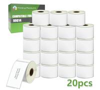 Printing Pleasure 20x Compatible 99014 54mm x 101mm Cinta de Etiquetas (220 Etiquetas por Rollo) para Dymo LabelWriter 4XL 450 400 330 320 310 Twin Turbo Duo Seiko SLP 450 400 240 200 120 100 Pro Plus