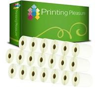Printing Pleasure 20x Compatible Zebra 100mm x 210mm Etiquetas de impresoras (200 Etiquetas por Rollo) para Zebra, Toshiba, Citizen, Eltron, Orion, UPS