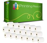 Printing Pleasure 20x Compatible Zebra 100mm x 50mm Etiquetas de impresoras (1000 Etiquetas por Rollo) para Zebra, Toshiba, Citizen, Eltron, Orion, UPS