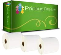 Printing Pleasure 3 x Zebra 100mm x 50mm Etiquetas para Zebra Type Impresoras | 1000 Etiquetas por Rollo | Térmica Directa