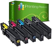 Printing Pleasure 5-Pack Tóner Compatible con DELL C2660, C2660DN, C2660DNF, C2660N, C2665, C2665DN, C2665DNF
