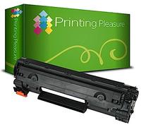 Printing Pleasure Compatible CB436A 36A Cartucho de tóner para HP LaserJet P1505 P1505N P1506 M1120MFP M1120N M1520 M1522MFP M1522N M1522NF - Negro, Alta Capacidad