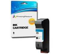 Printing Pleasure Negro Cartucho de Tinta Compatible para HP Color Copier 180 280 Deskjet 1180c 1220c 1280 6120 9300 930c 959c 970cxi Fax 1220 Photosmart 1000 1115 | Reemplazo para HP 45 (C51645AE)