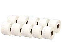 Printing Saver 10x 11356 89 x 41 mm Rollos de Etiquetas adhesivas (300 Etiquetas por Rollo) compatibles para Dymo LabelWriter 310 320 330 4XL 400 450 Turbo/Twin Turbo/Duo & Seiko SLP Impresoras