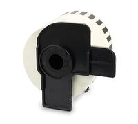 Printing Saver 2 Reemplazo de Etiquetas Brother DK22205 Blancas Continuas Compatibles con las Impresoras Brother Ql-700 710W QL-500 550 810W (62 mm x 30,48 m)