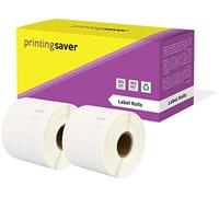 Printing Saver 2 rollos de etiquetas compatibles con joyas 11351 de 11 x 54 mm (1500 etiquetas por rollo) para impresoras LabelWriter 310 320 330 4XL 400 450 Turbo/Twin Turbo/Duo y Seiko SLP