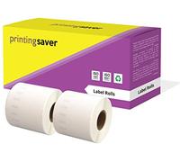 Printing Saver 2 x 99019 - Etiquetas de archivo compatibles (59 x 190 mm, 110 etiquetas por rollo) para Dymo LabelWriter 310 320 330 4XL 400 450 Turbo/Twin Turbo/Duo & Seiko SLP